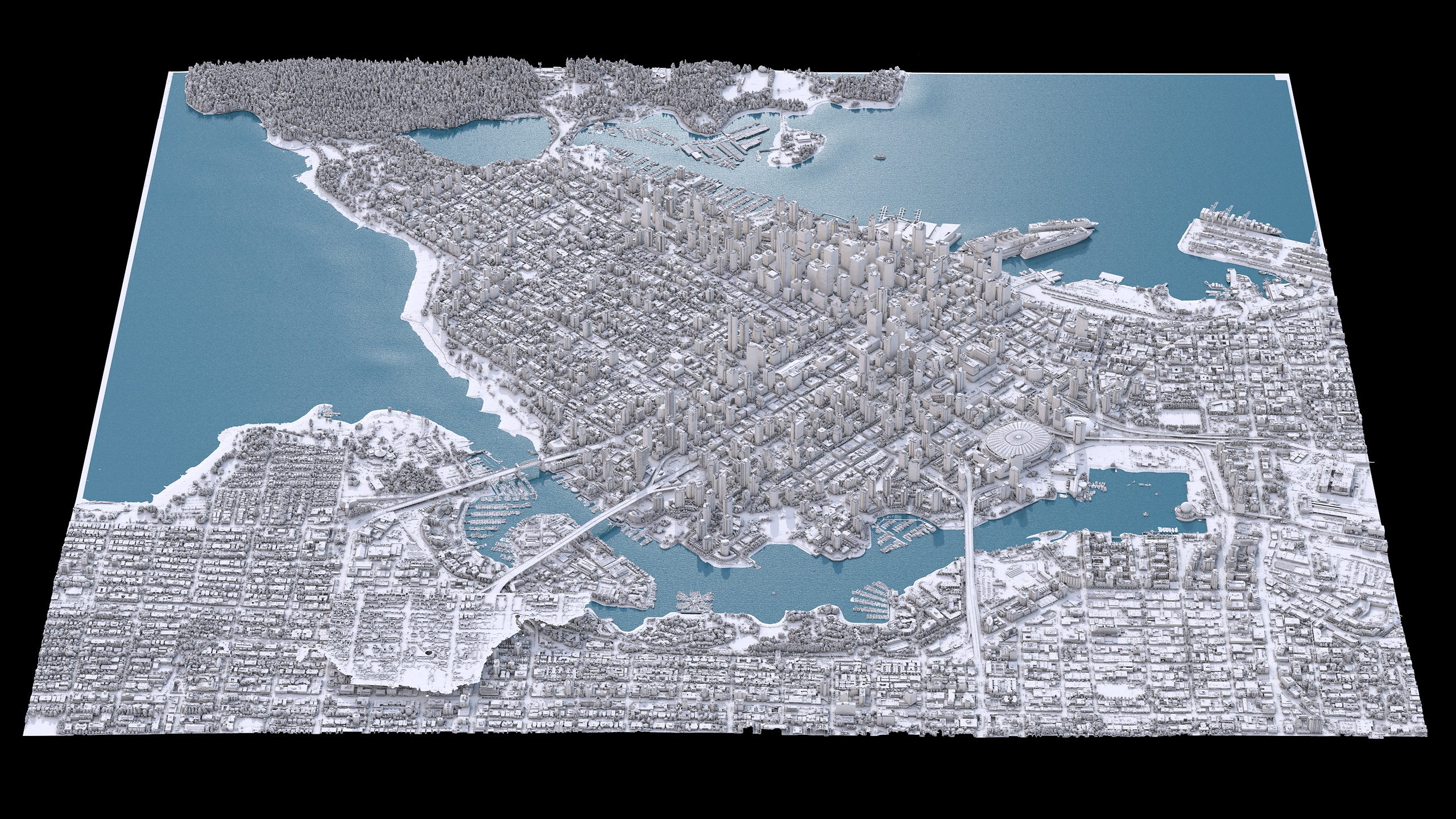 Vancouver 3D Scan City Canada 3D Model 3D Model