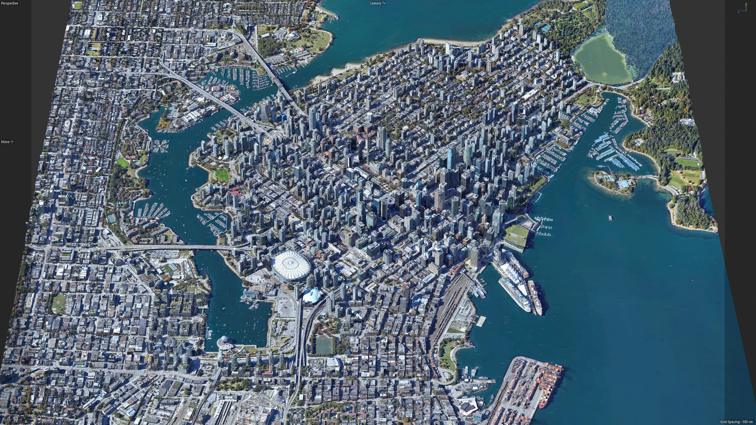 Vancouver 3D Scan City Canada 3D Model 3D Model