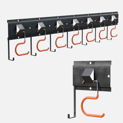 Wall Mounted Garage Storage Hooks