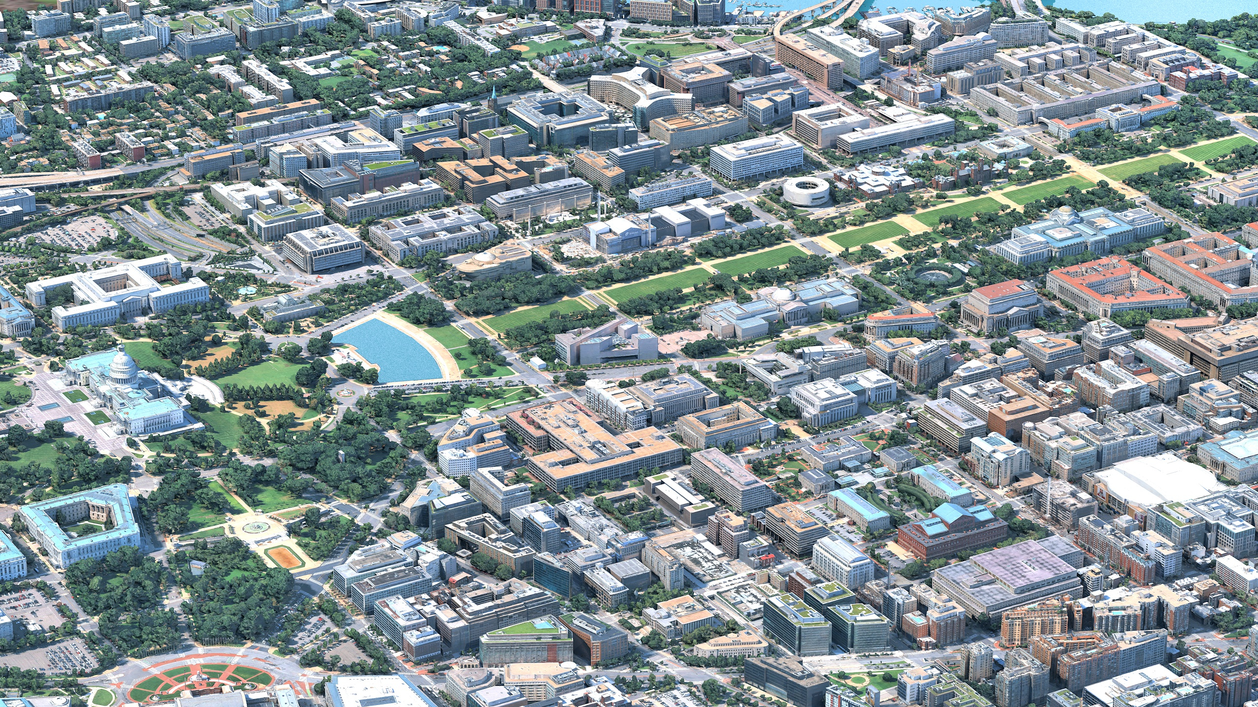 Washington DC Scan 3D City USA 3D Model 3D Model