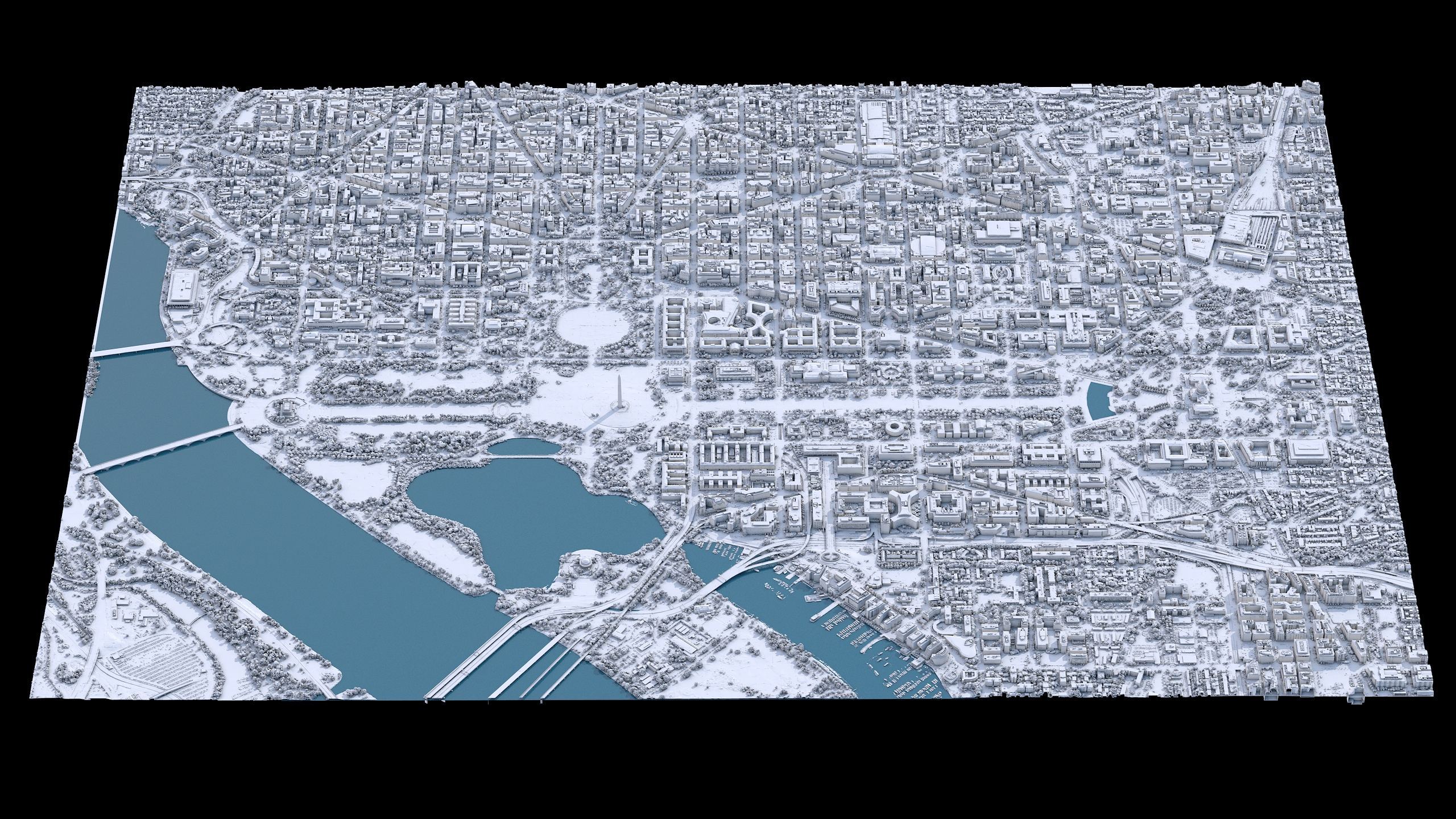 Washington DC Scan 3D City USA 3D Model 3D Model