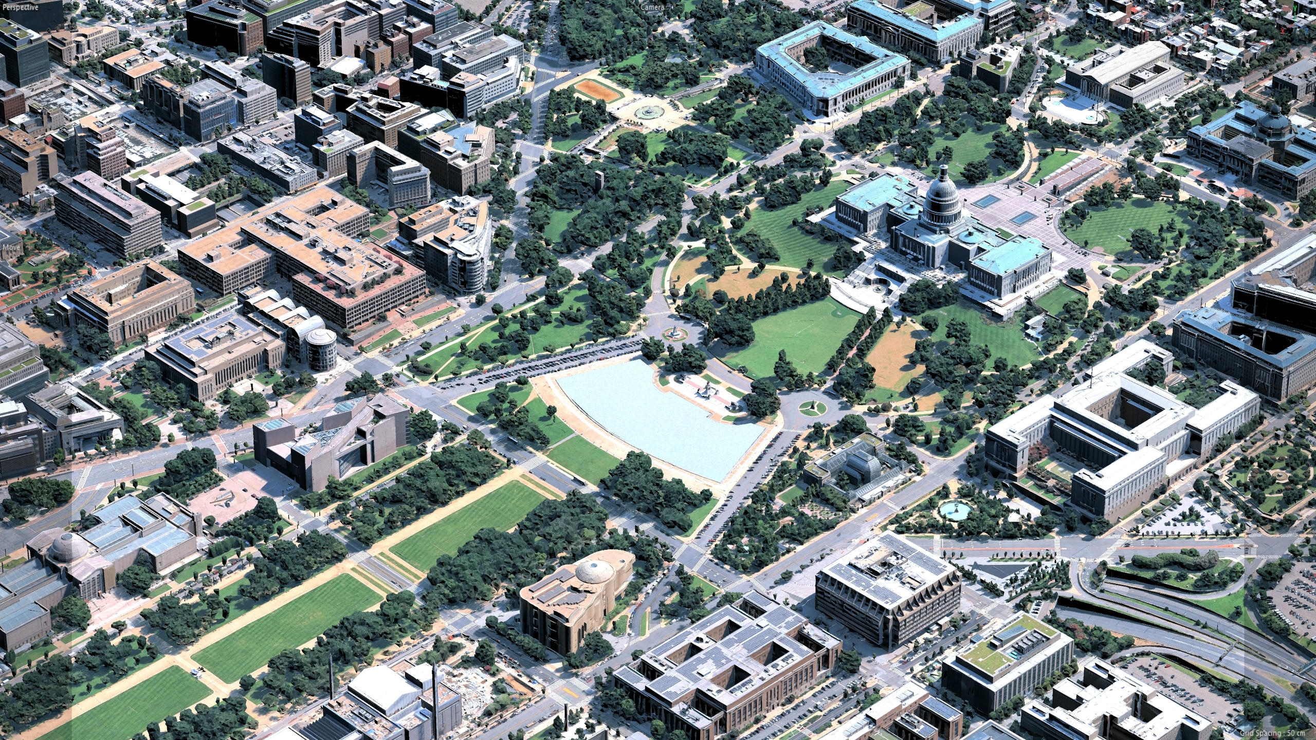 Washington DC Scan 3D City USA 3D Model 3D Model