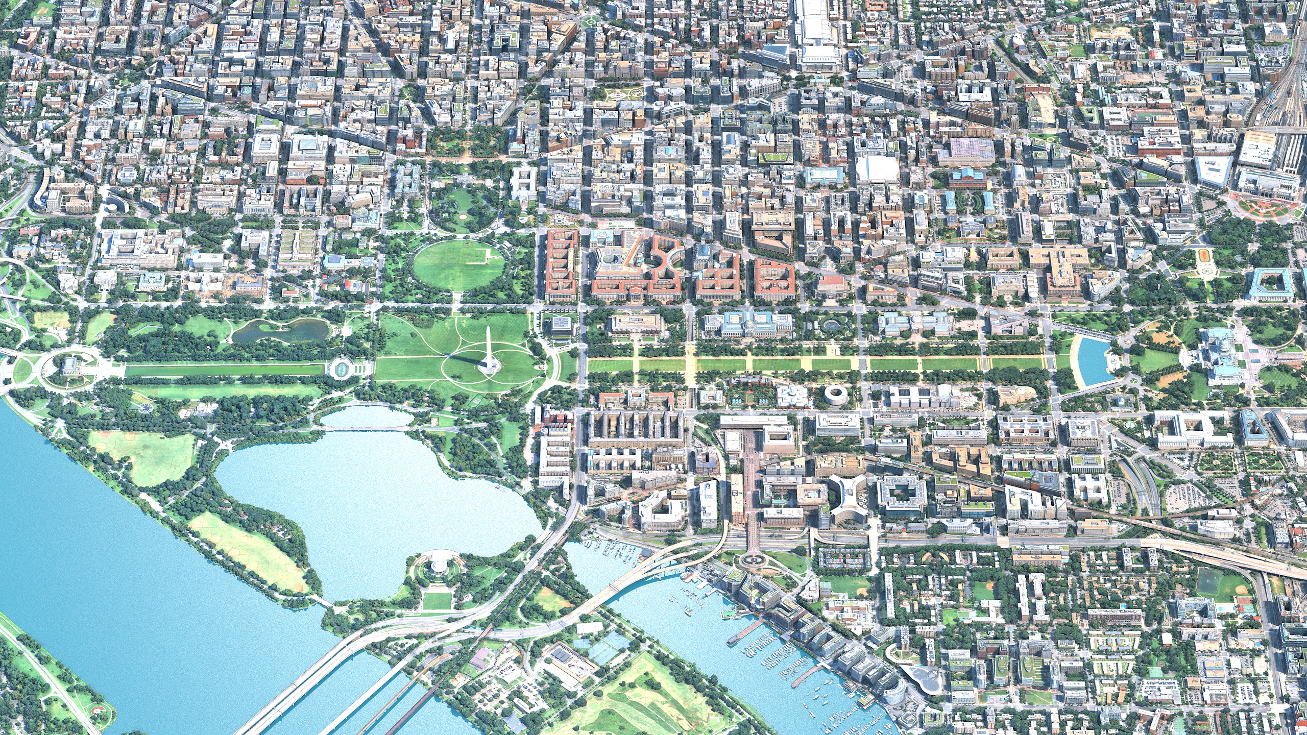 Washington DC Scan 3D City USA 3D Model 3D Model