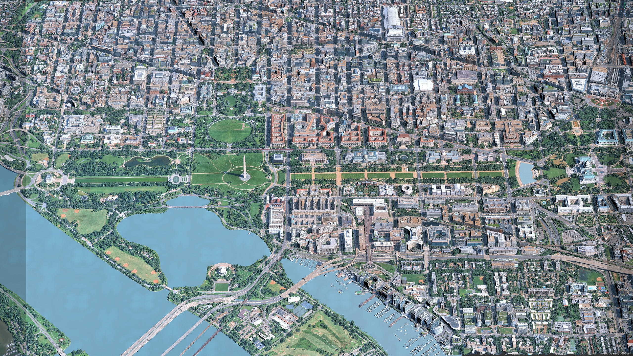 Washington DC Scan 3D City USA 3D Model 3D Model