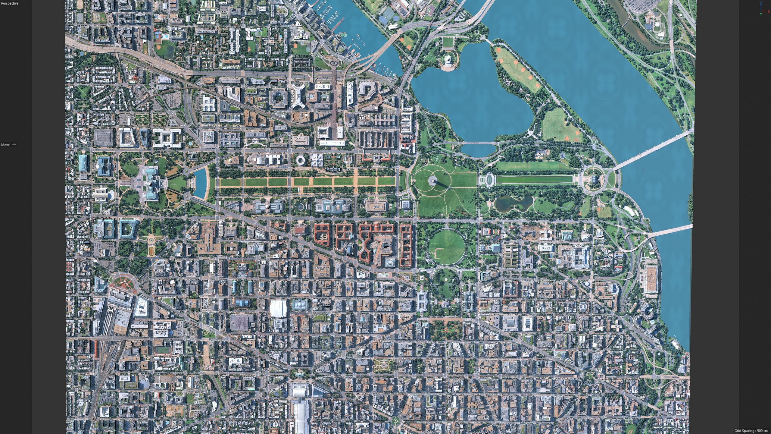 Washington DC Scan 3D City USA 3D Model 3D Model