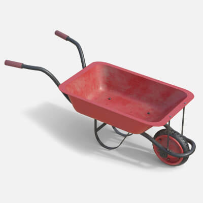 Wheelbarrow Red