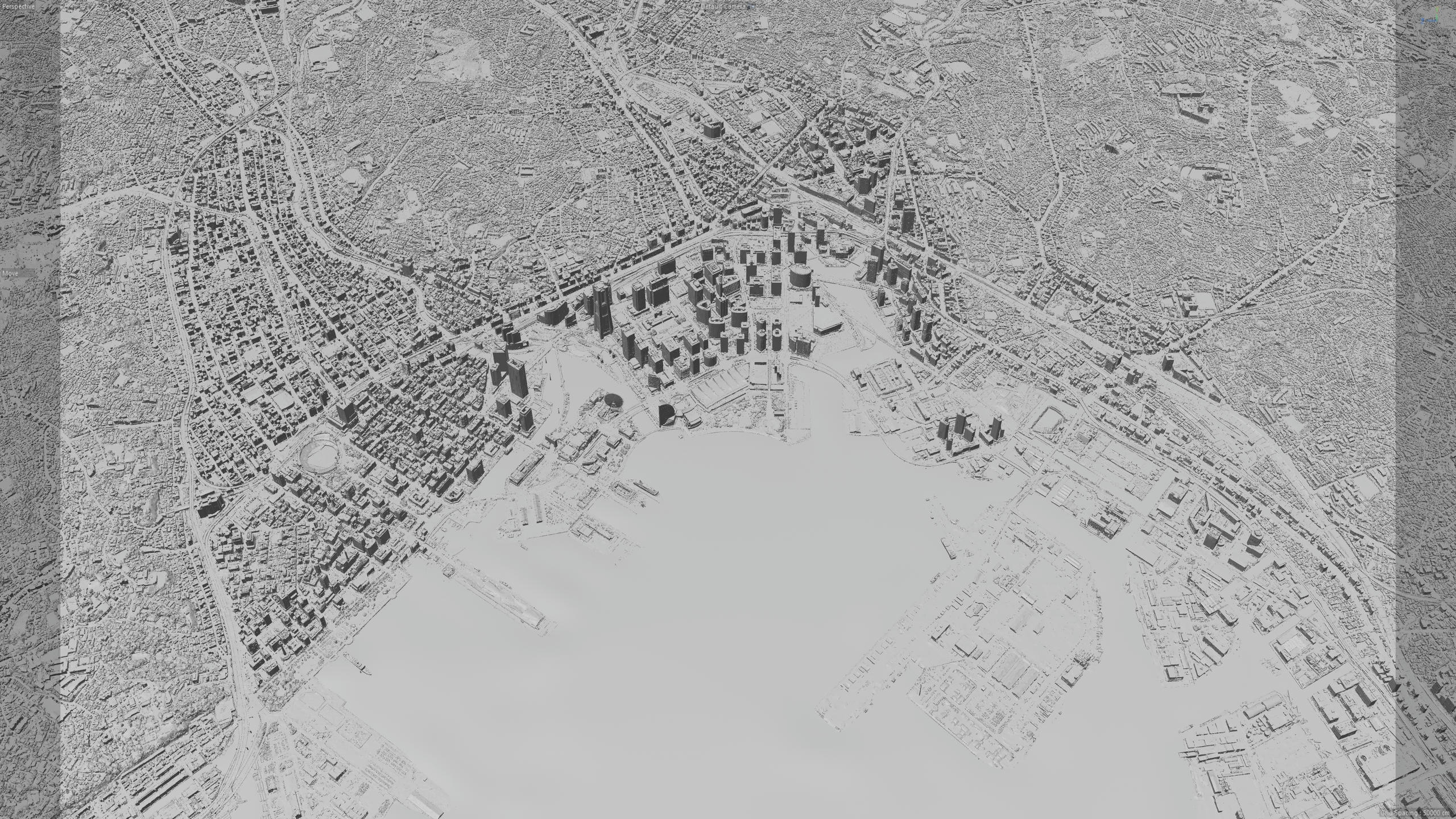Yokohama 3D Scan City Japan 3D Model 3D Model