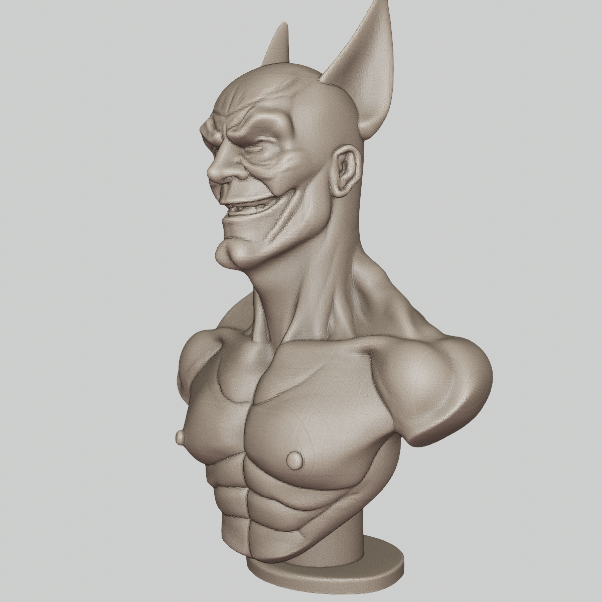 Bat Bust 3D Model &ndash Highly Detailed Realistic Bat Head 3D Model