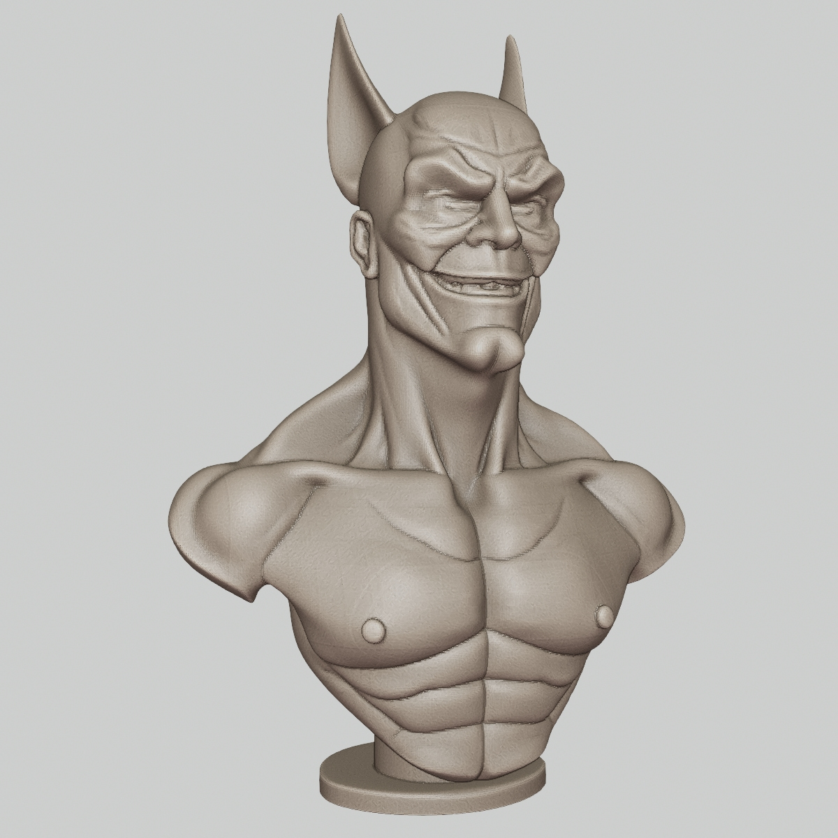 Bat Bust 3D Model &ndash Highly Detailed Realistic Bat Head 3D Model