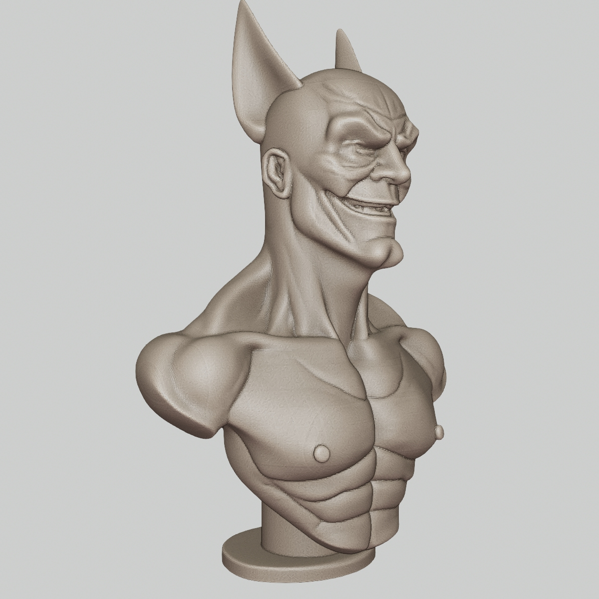 Bat Bust 3D Model &ndash Highly Detailed Realistic Bat Head 3D Model