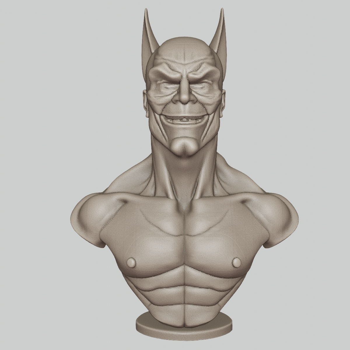 Bat Bust 3D Model &ndash Highly Detailed Realistic Bat Head 3D Model