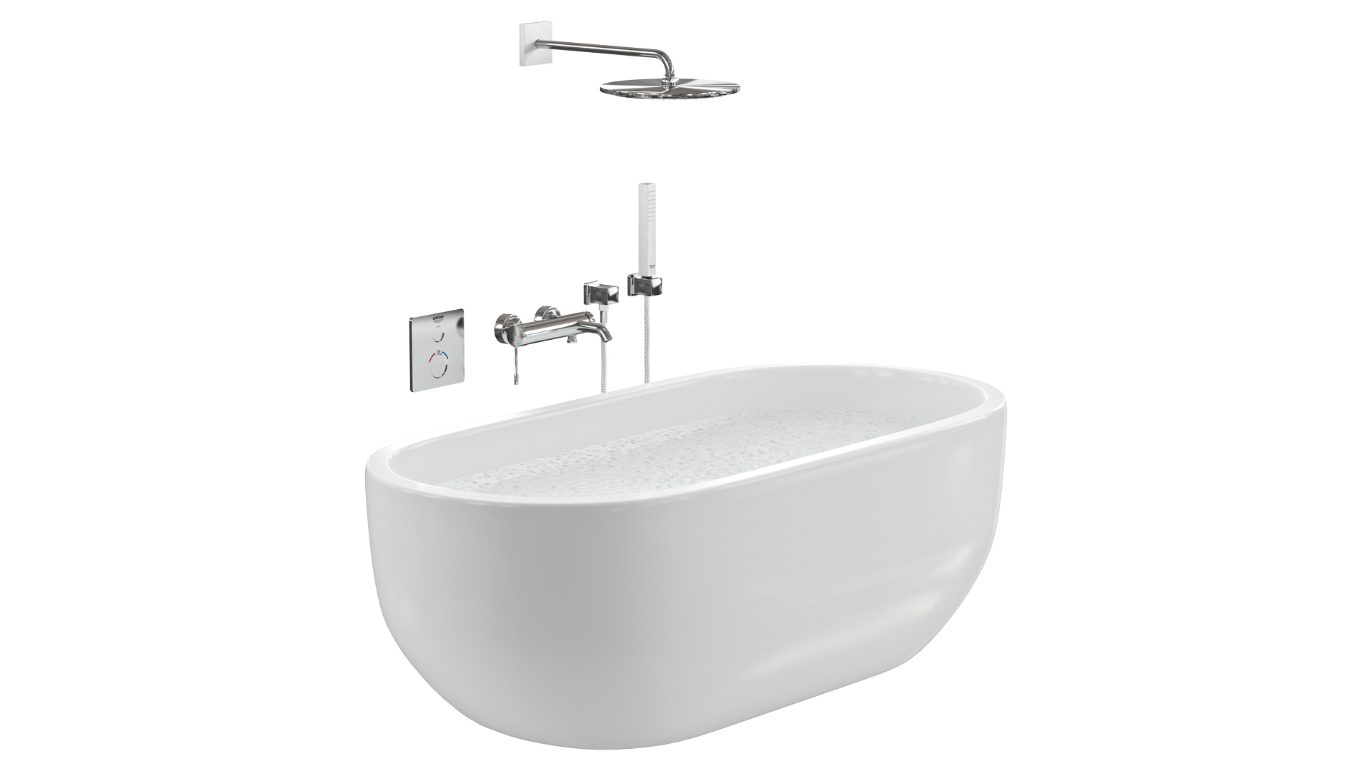 Acrylic Bath Belbagno 3D Model