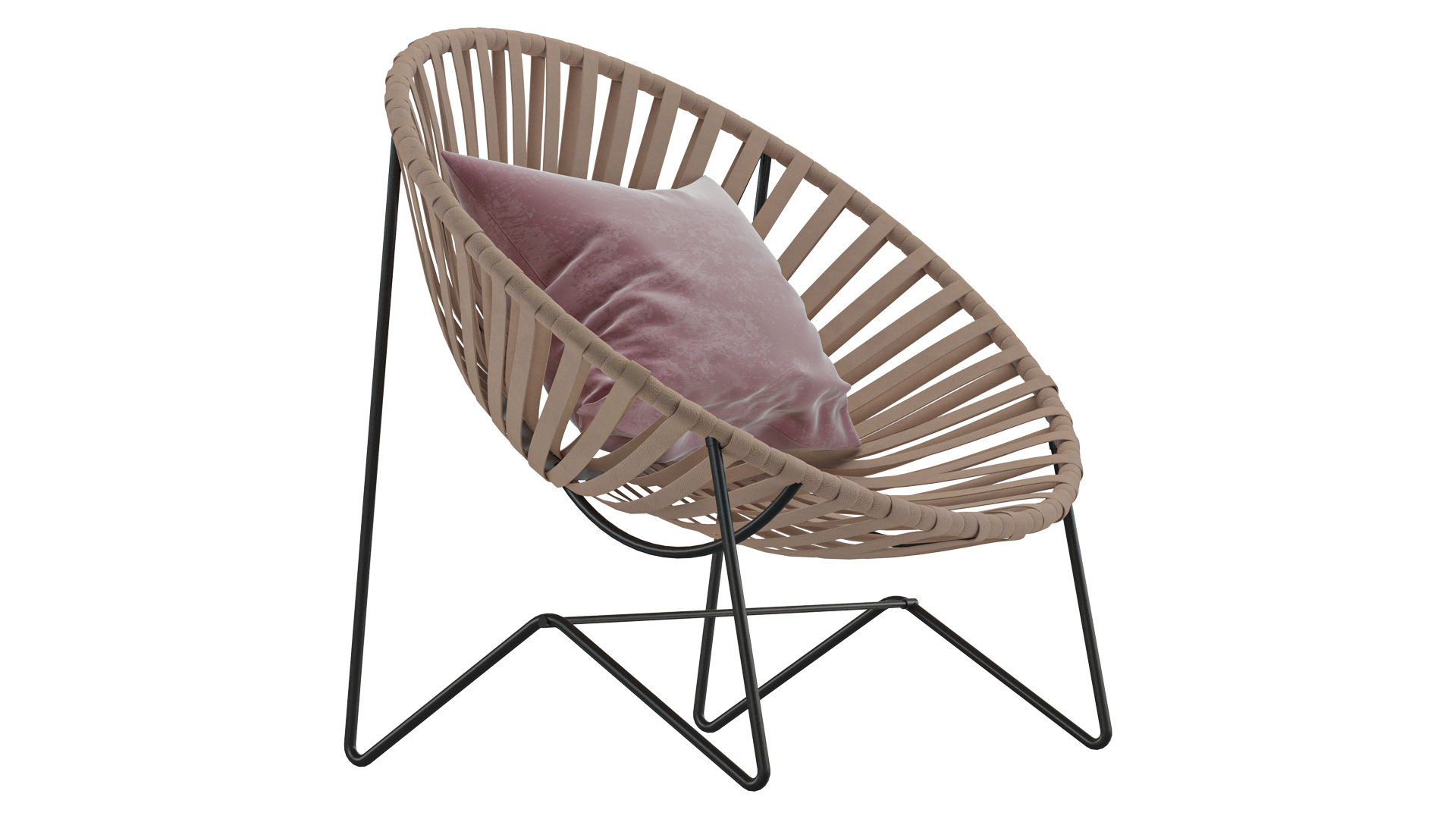 The Citizenry Aldama Copper Chair 3D Model