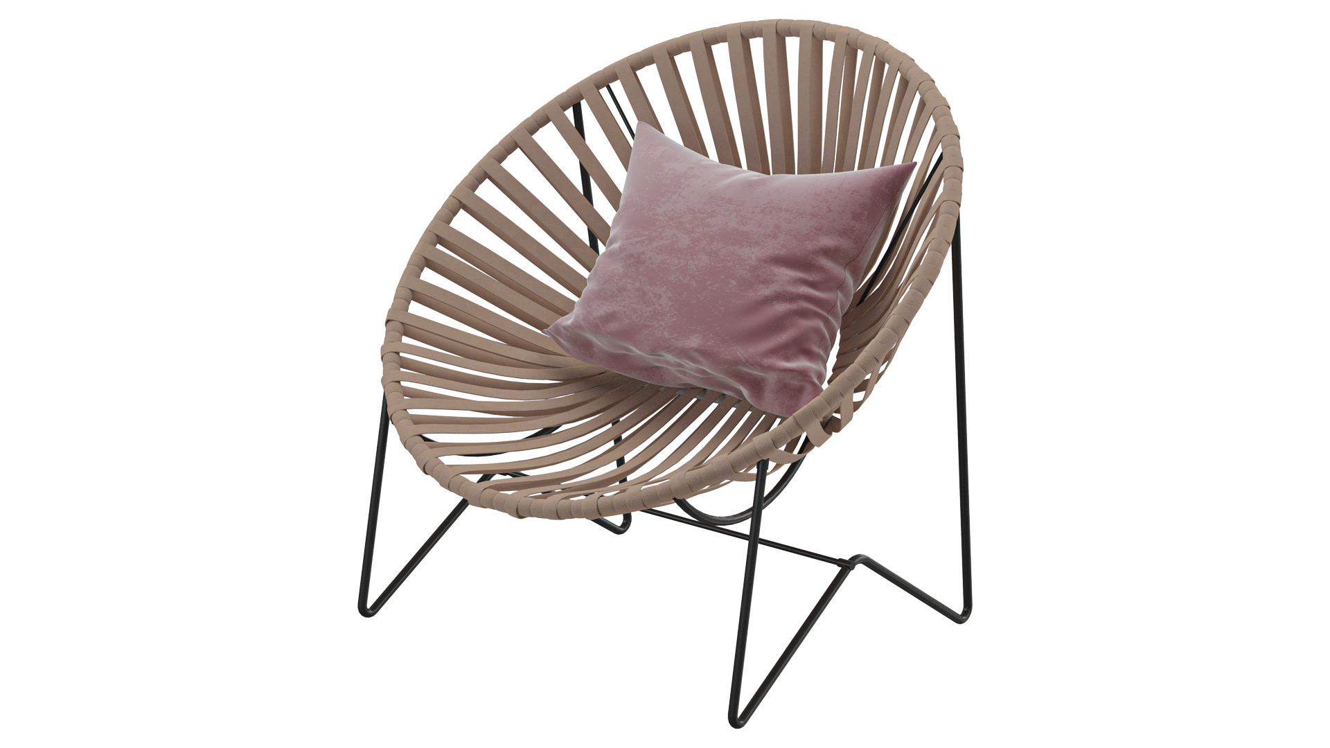 The Citizenry Aldama Copper Chair 3D Model