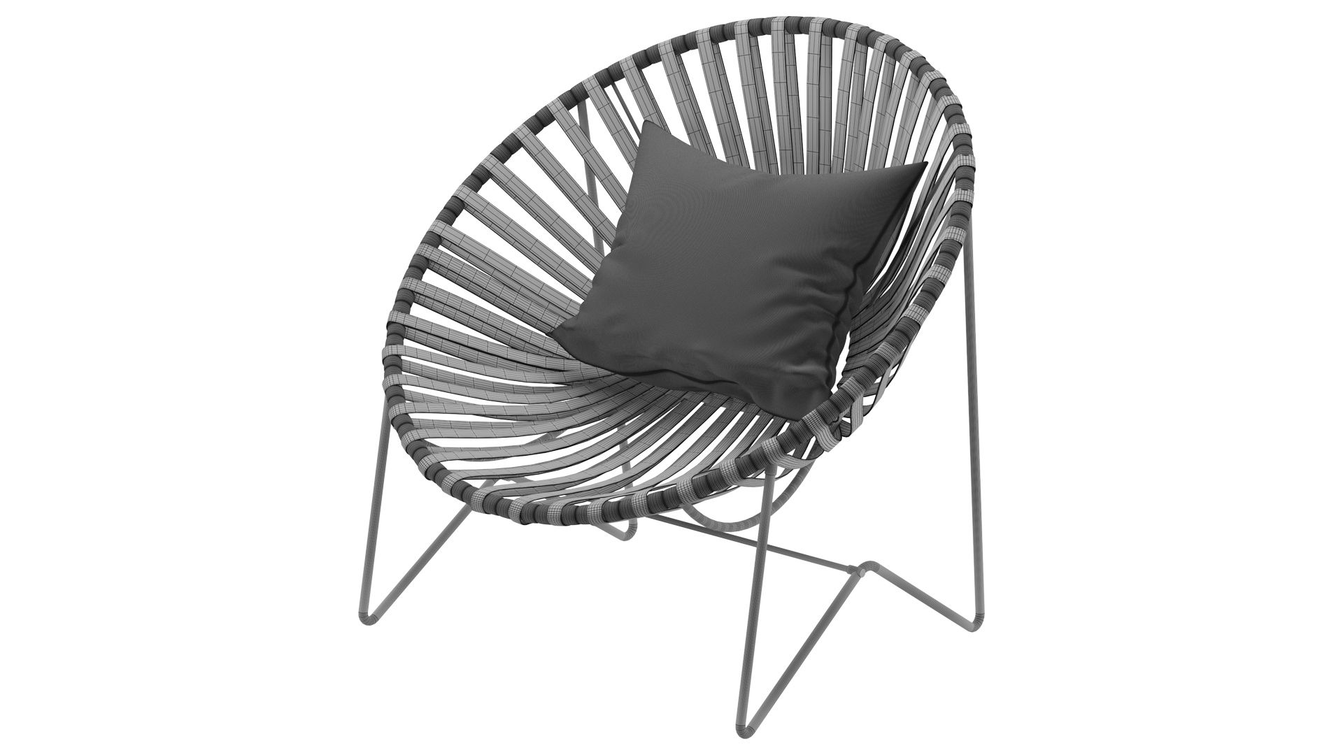 The Citizenry Aldama Copper Chair 3D Model