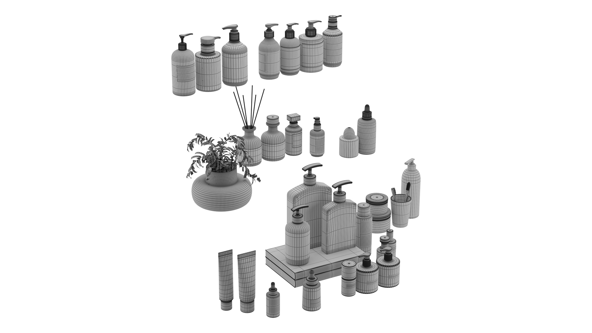 BathroomAccessories 001 3D Model