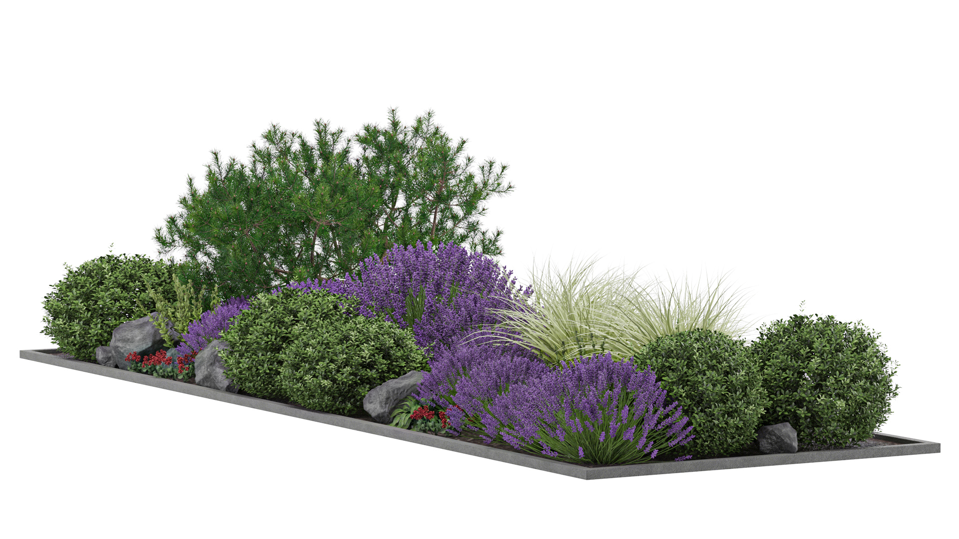Park Landscape 3D Model