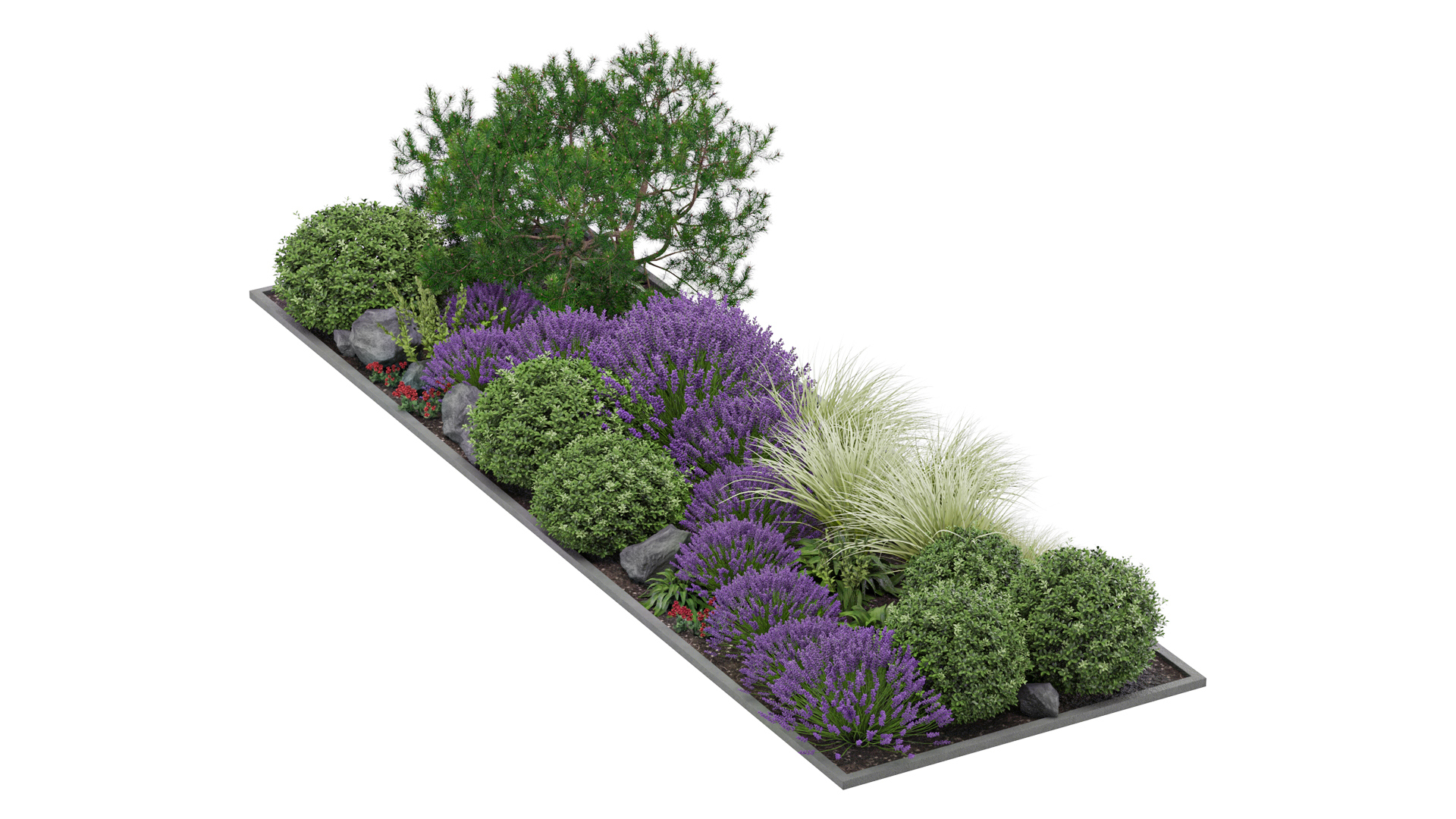 Park Landscape 3D Model