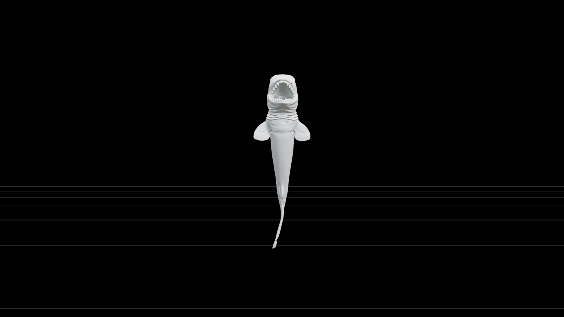 Cookiecutter Shark Mouth Detail Model Realistic High Poly 3D Model