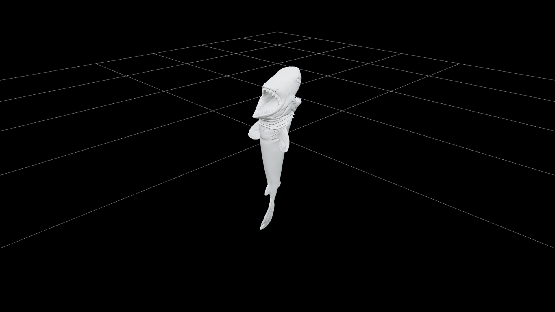 Cookiecutter Shark Mouth Detail Model Realistic High Poly 3D Model
