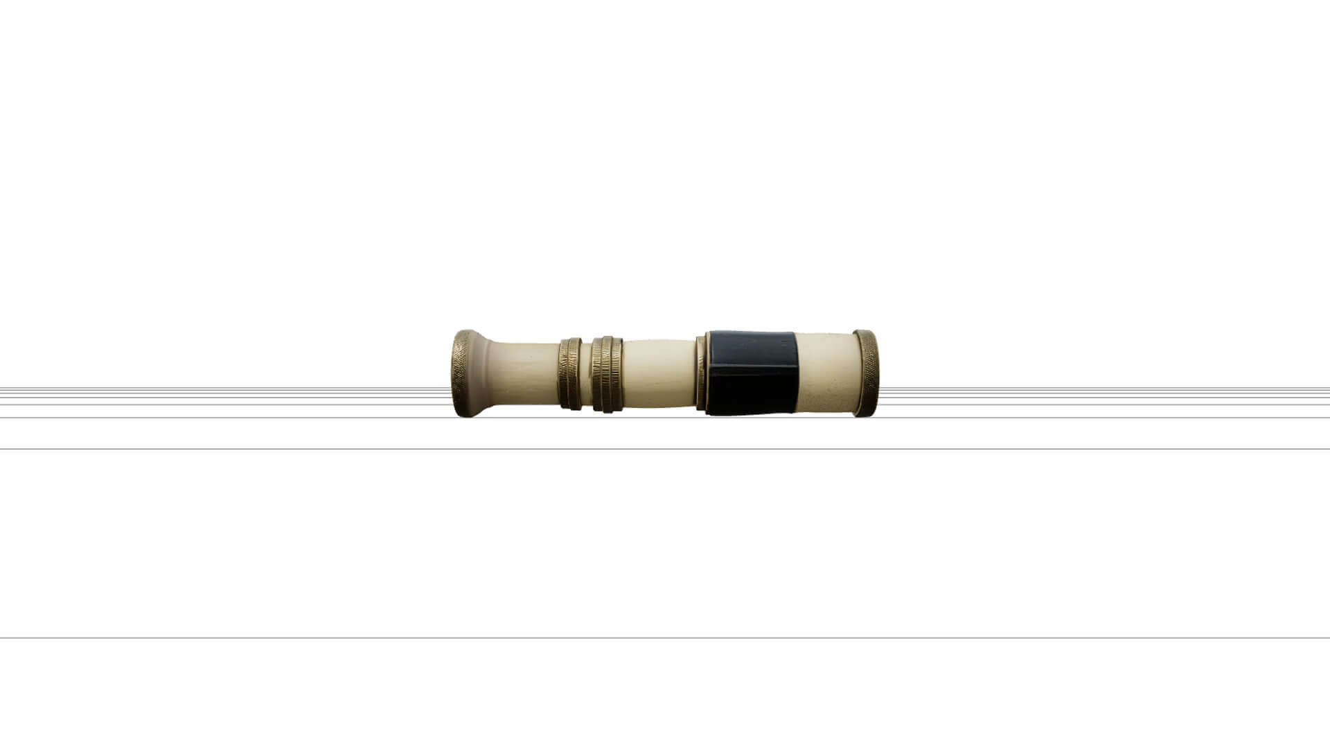 Pirate Spyglass Brass Extendable Telescope High Detail Model 3D Model
