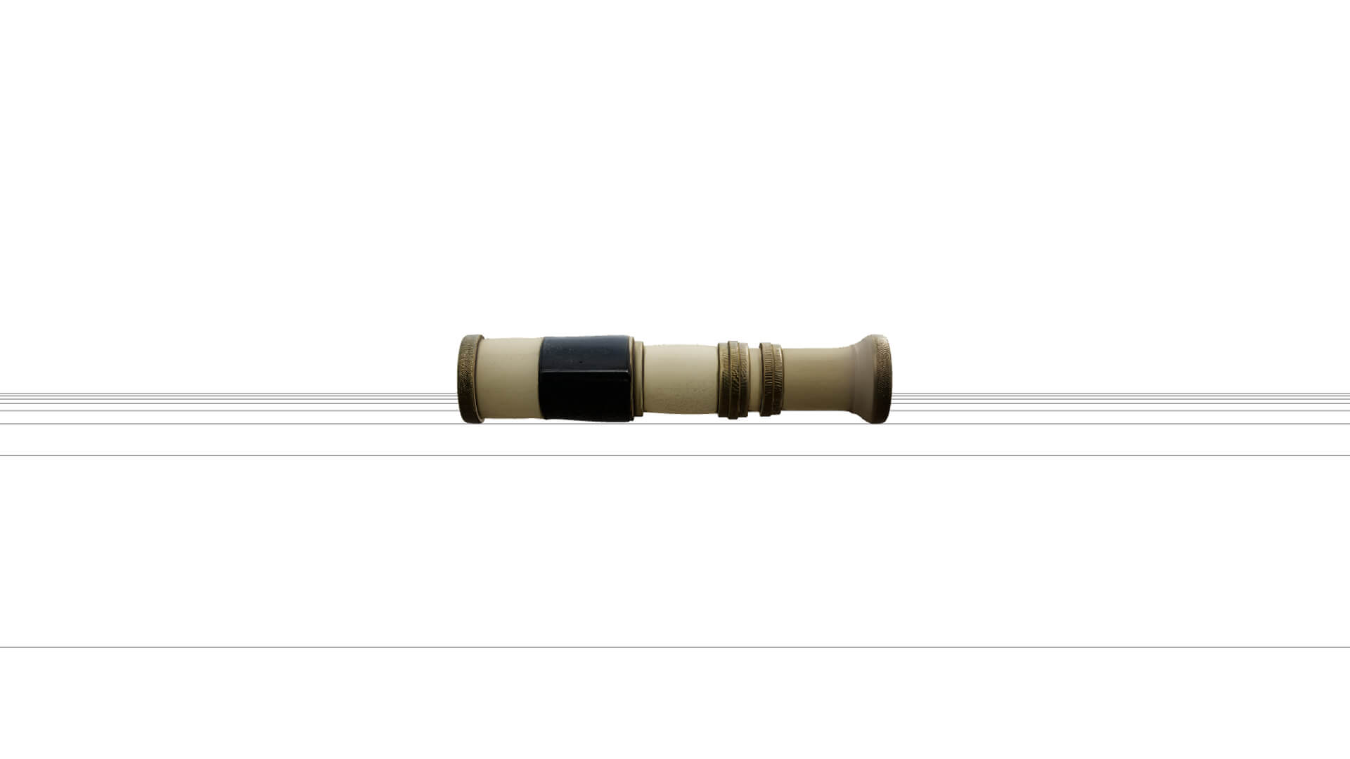 Pirate Spyglass Brass Extendable Telescope High Detail Model 3D Model