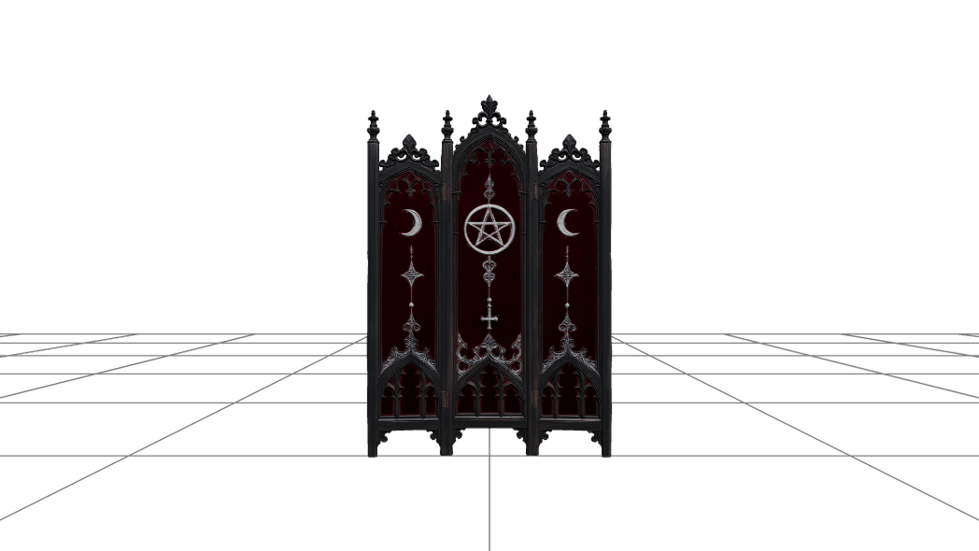 Purple Leather Spellbook with Eye Clasp 3d Model Asset 3D Model