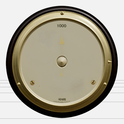 Ship Barometer Aneroid Brass Model Detailed Reference