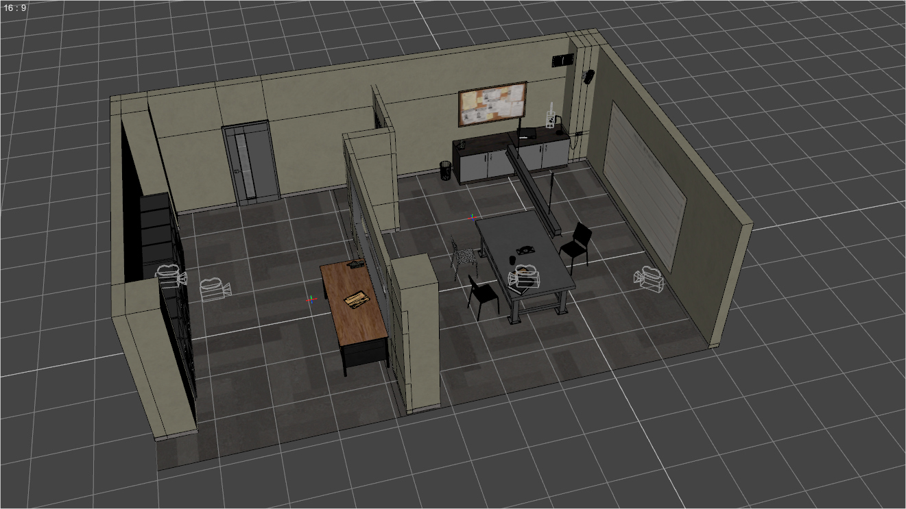7Rooms - Modular Interrogation Room Daz Content