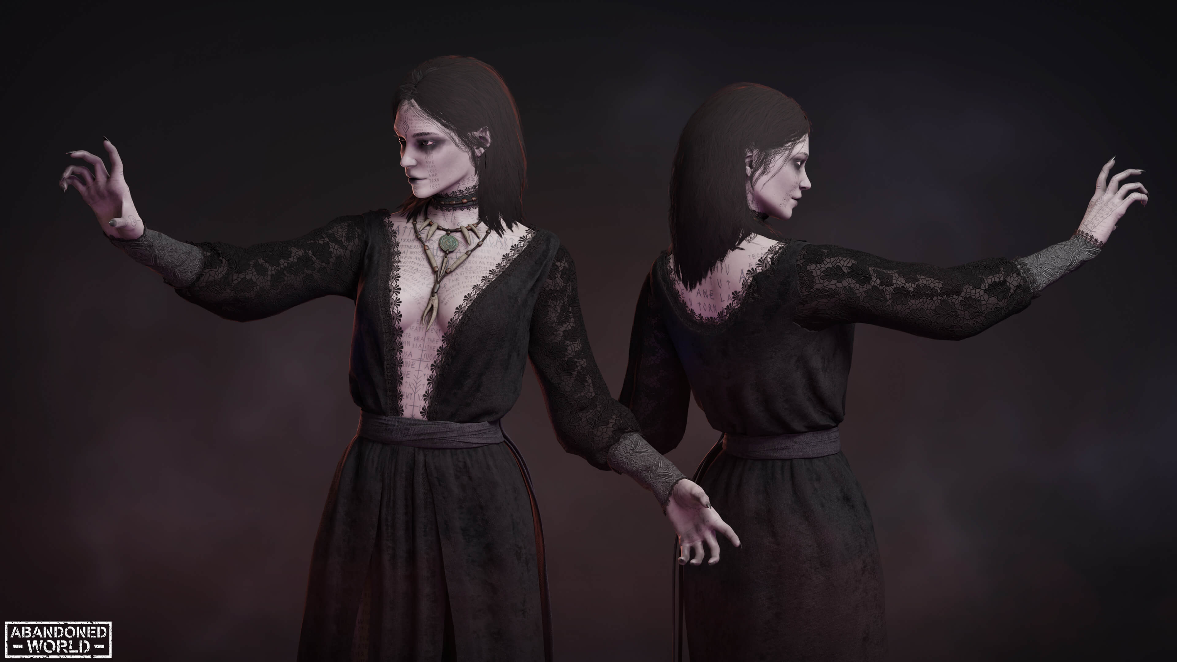 Pagan Witch (Mature) - 3D Model by Abandoned World