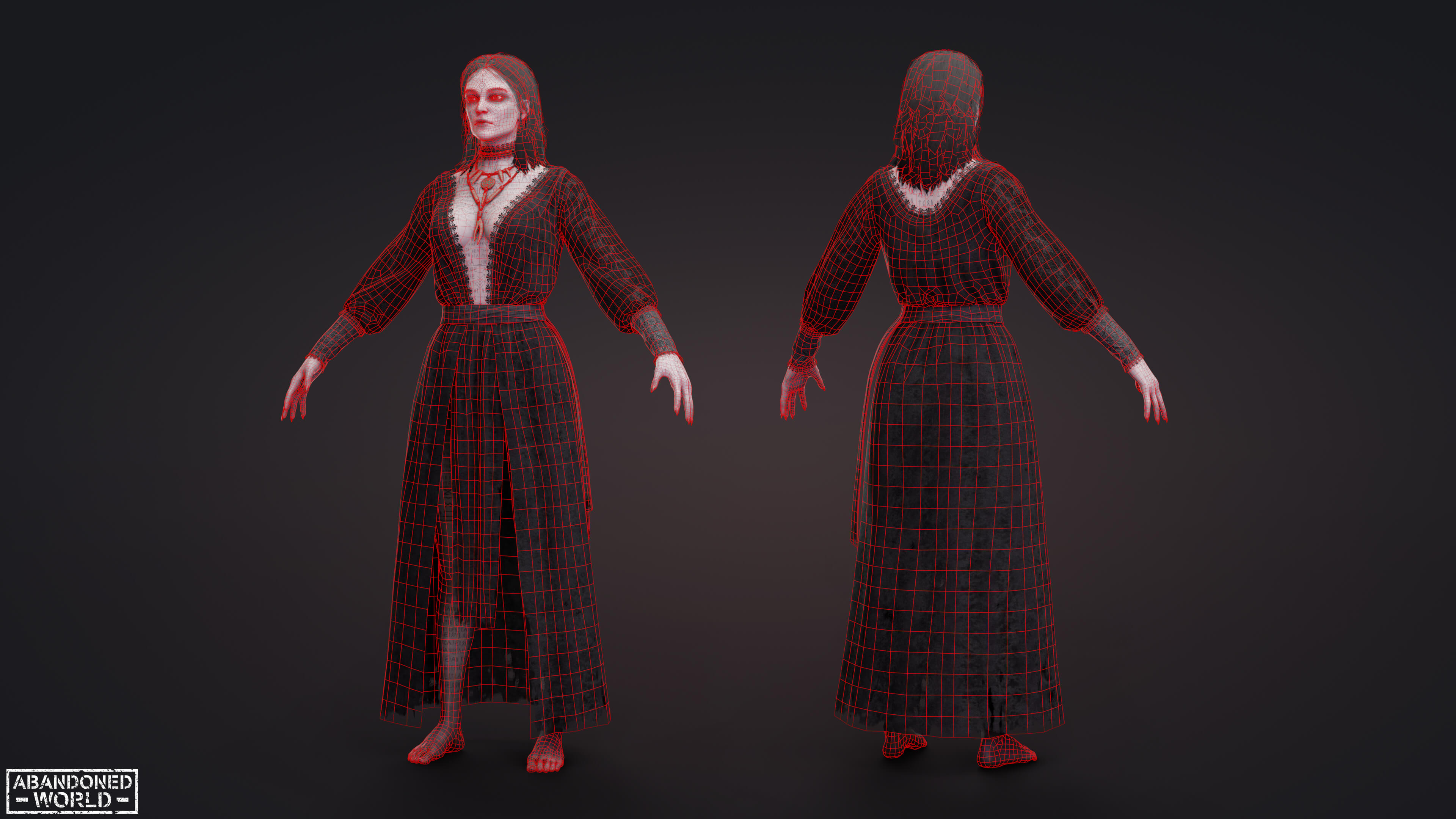 Pagan Witch (Mature) - 3D Model by Abandoned World