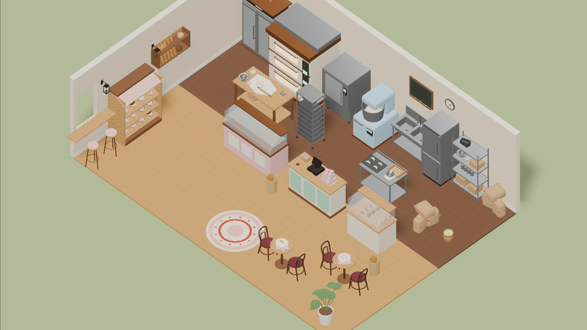 Bakery Kit - 137 Low-Poly Models 3D Model