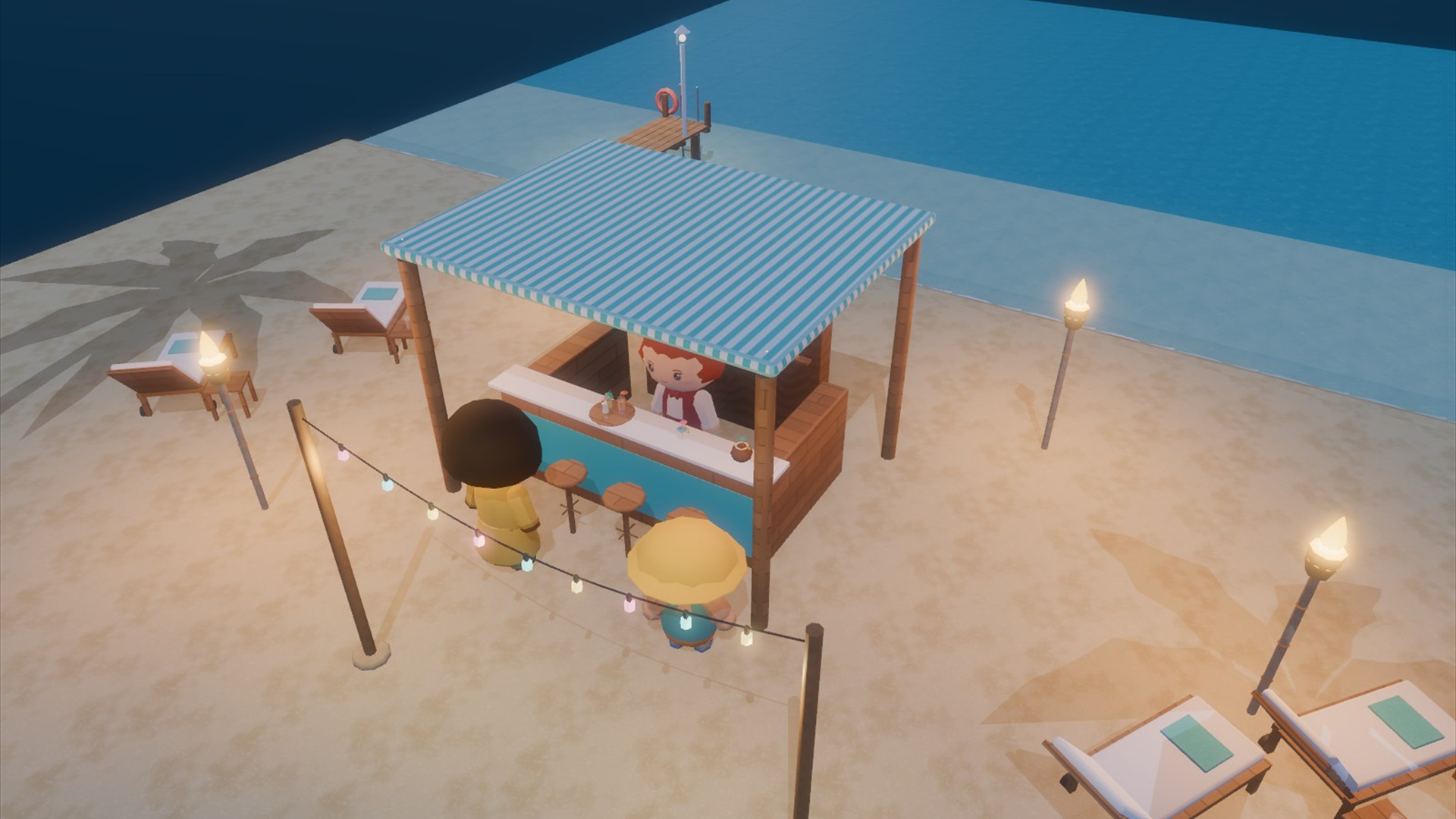 Beach Resort Kit - 93 Low-Poly Models 3D Model