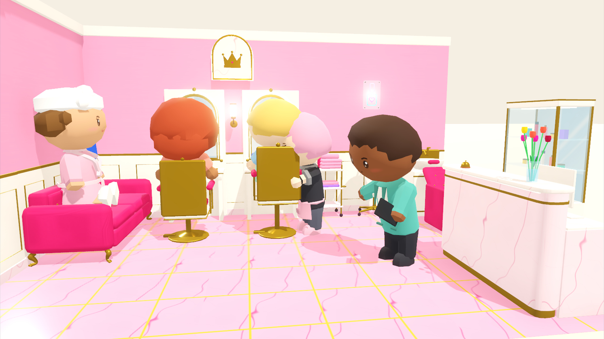 Beauty Salon - Complete - 484 Low-Poly Models 3D Model