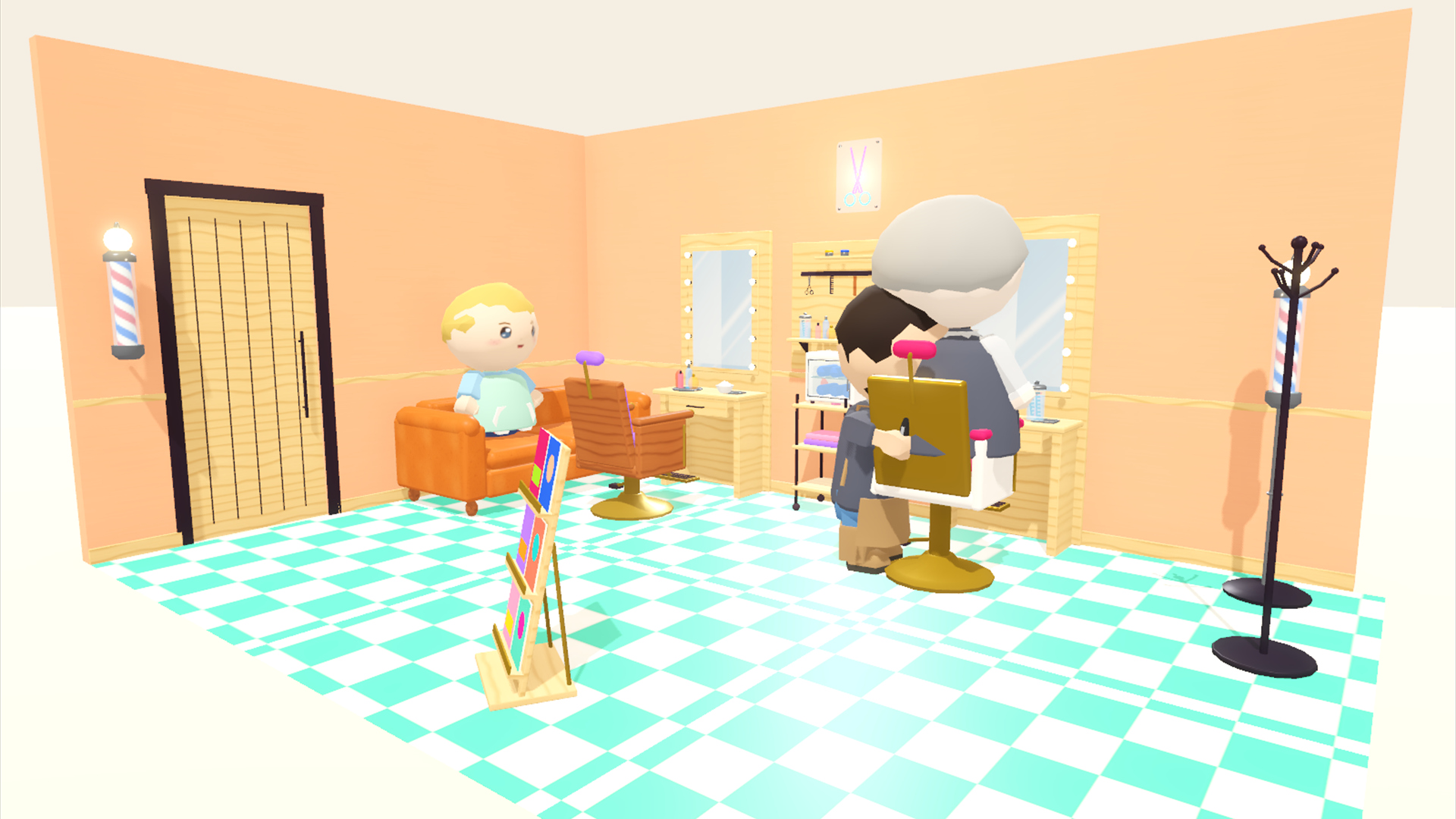 Beauty Salon - Hair & Barber - 182 Low-Poly Models 3D Model