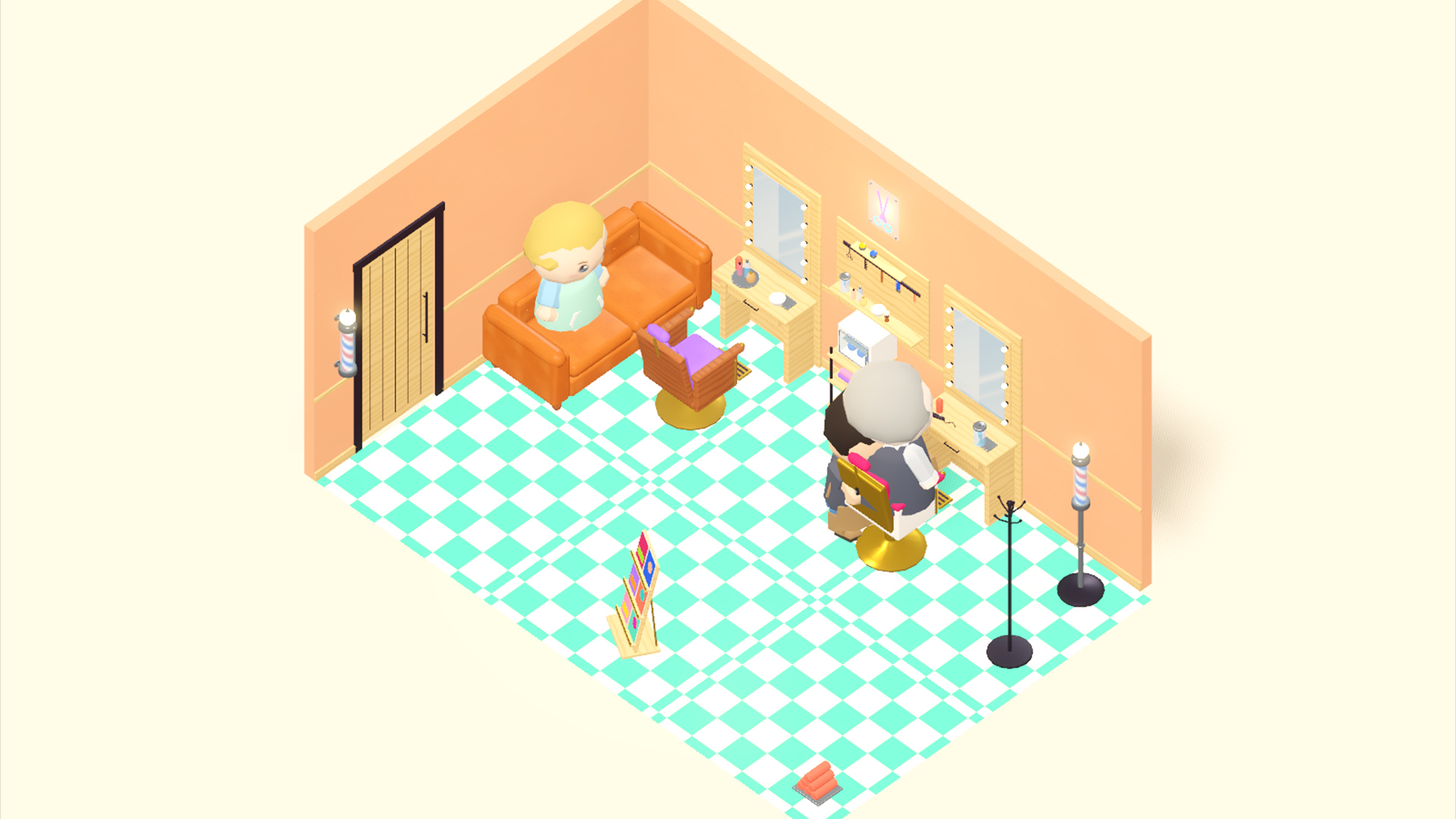 Beauty Salon - Hair & Barber - 182 Low-Poly Models 3D Model