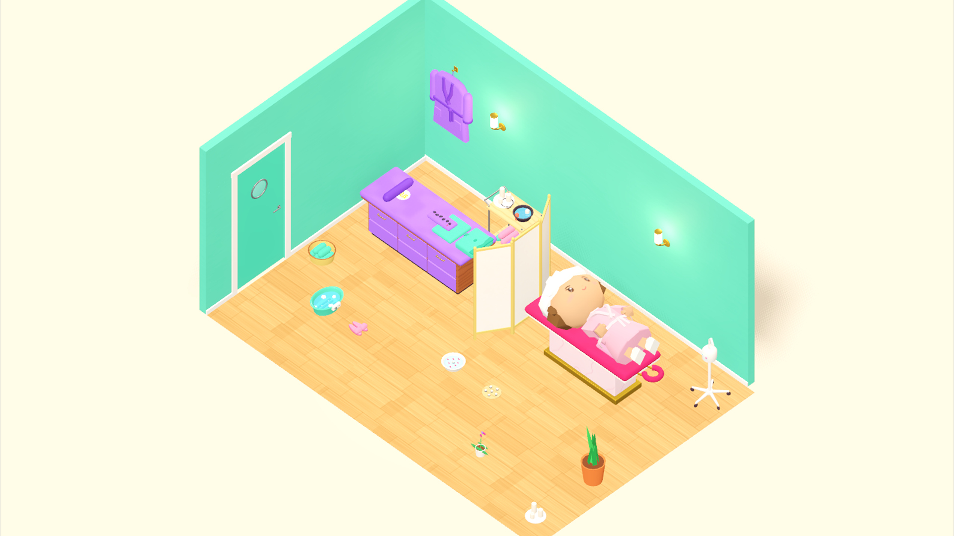 Beauty Salon - Nails Spa &amp Reception - 310 Low-Poly Models 3D Model