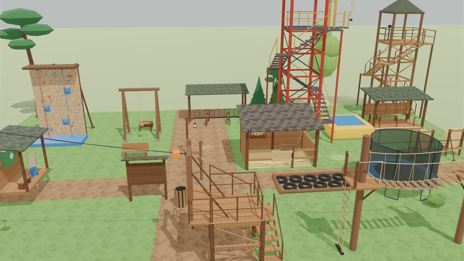 Camping & Adventure Kit - 83 Low-Poly Models 3D Model