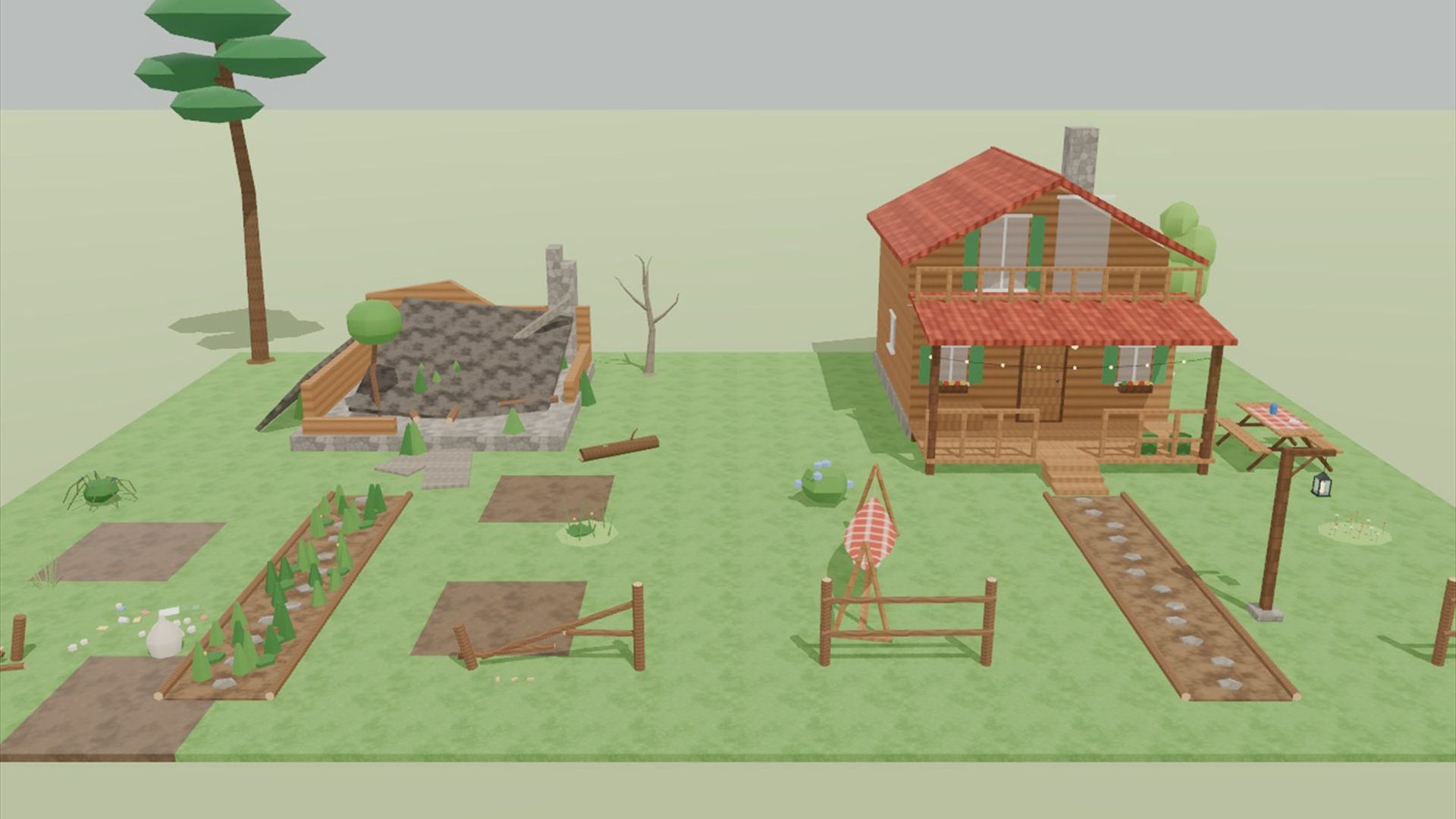 Camping & Adventure Kit - 83 Low-Poly Models 3D Model