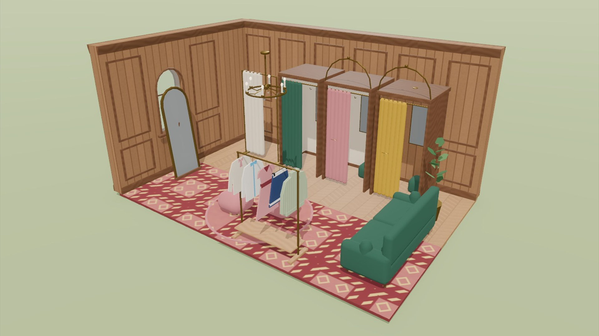 Cozy Boutique Kit - 122 Low-Poly Models 3D Model
