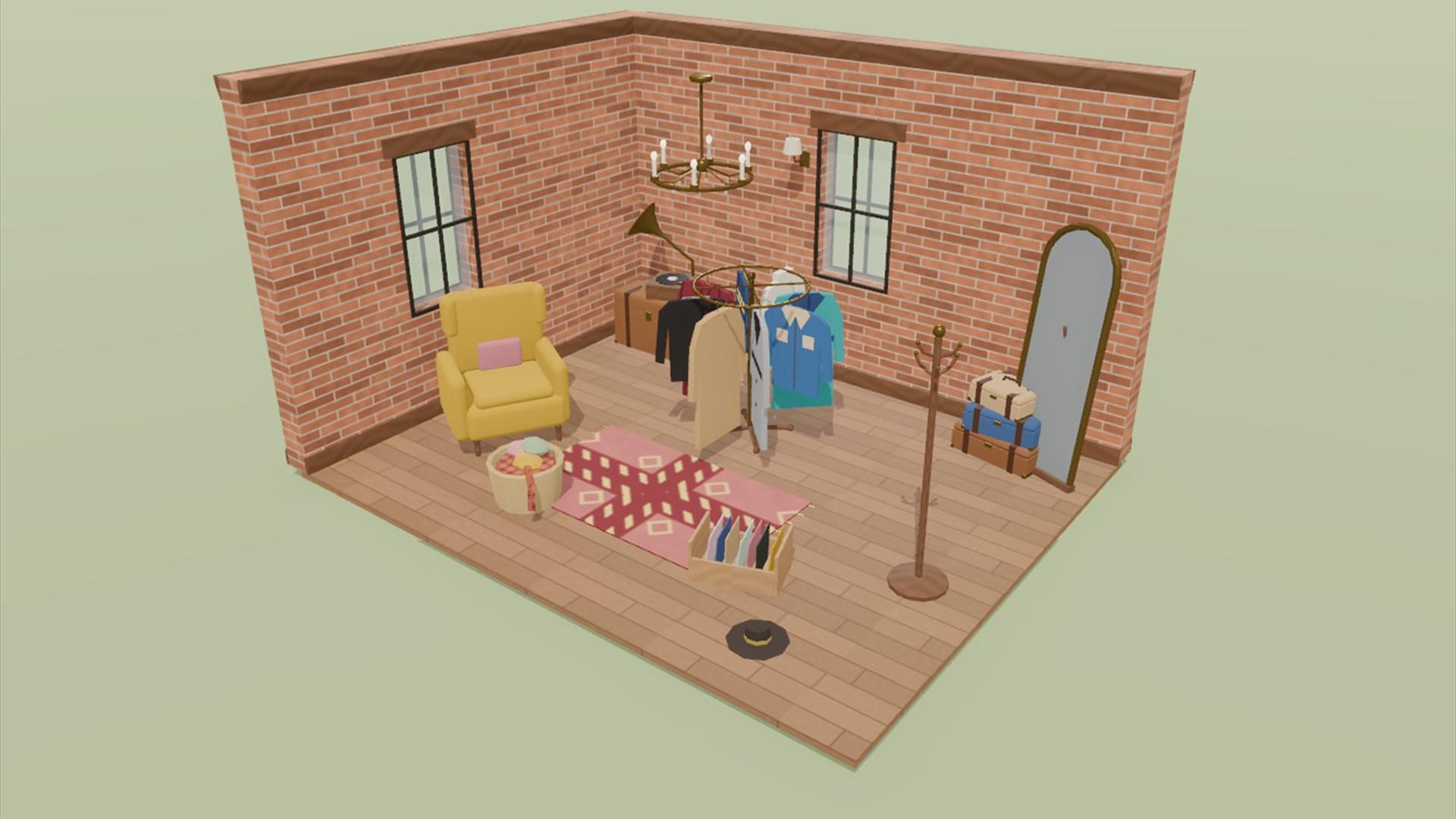 Cozy Boutique Kit - 122 Low-Poly Models 3D Model