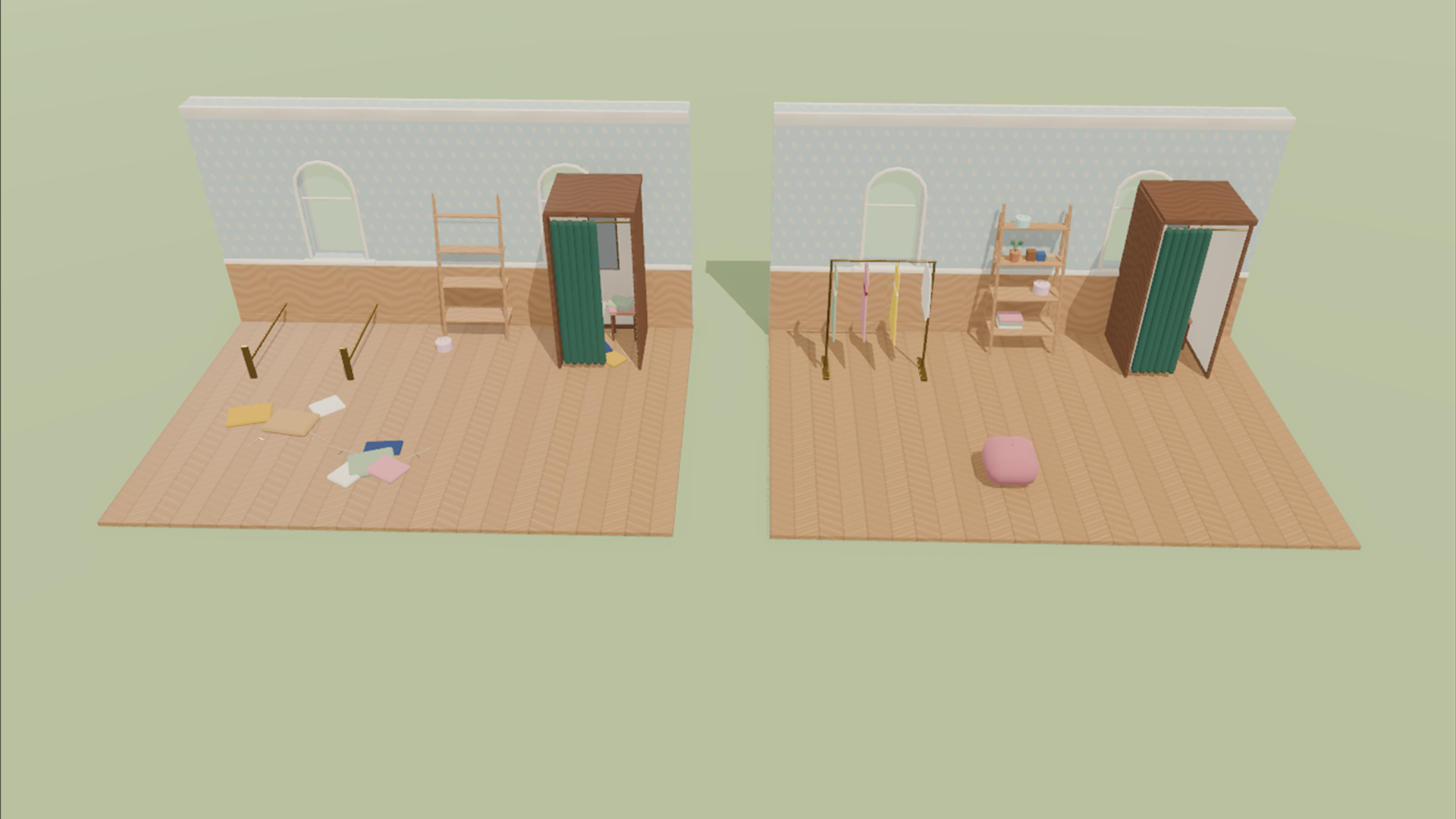 Cozy Boutique Kit - 122 Low-Poly Models 3D Model