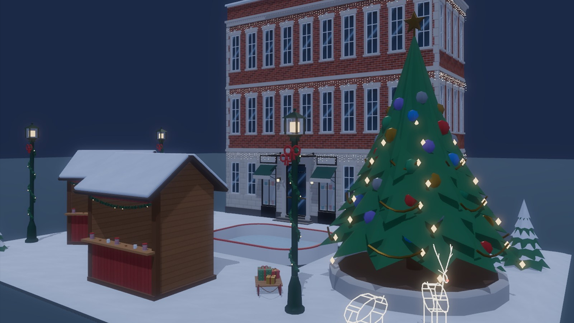 Cozy Christmas Kit - 88 Low-Poly Models 3D Model
