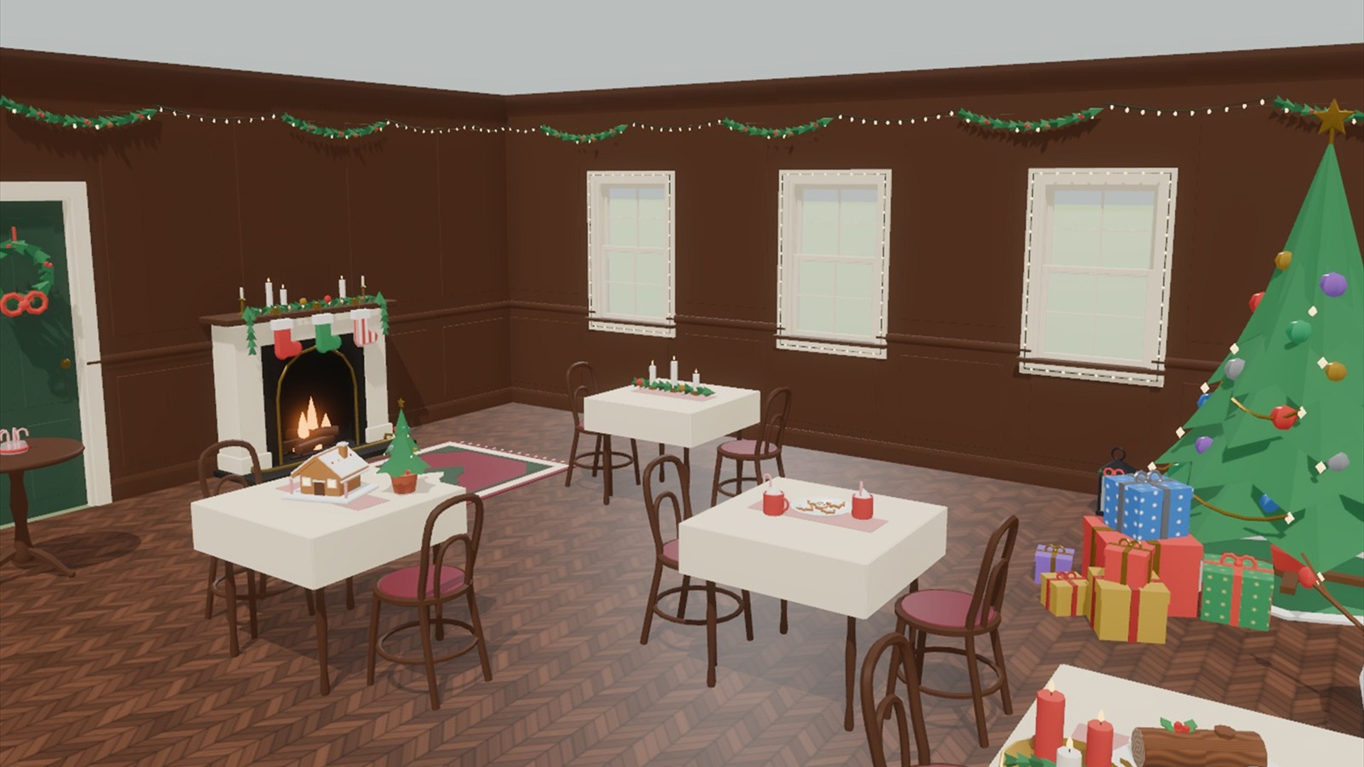Cozy Christmas Kit - 88 Low-Poly Models 3D Model