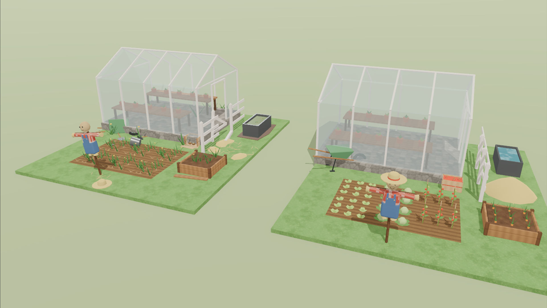Cozy Farm Kit - 139 Low-Poly Models 3D Model