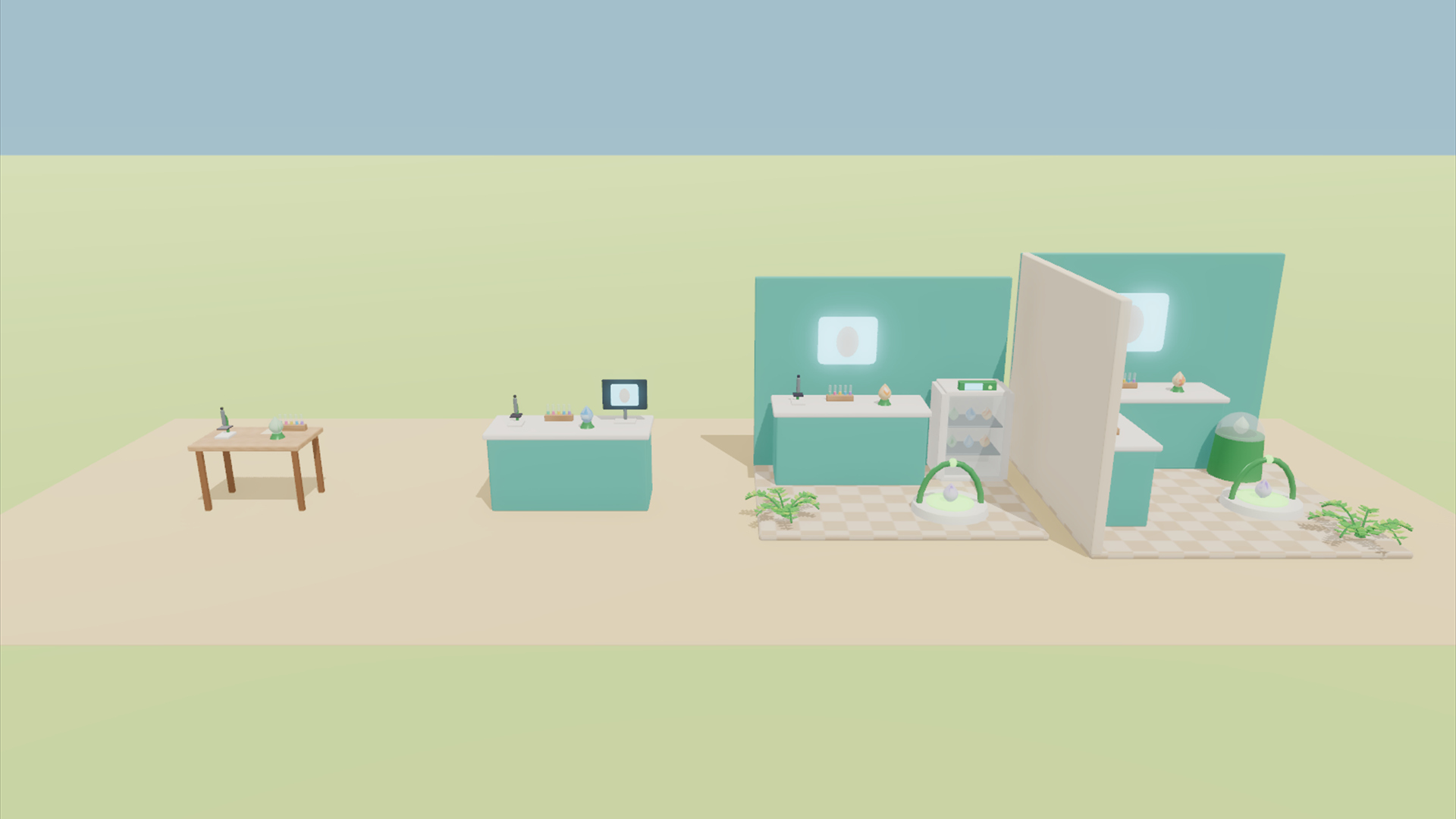 Dino Park & Dig Kit - 422 Low-Poly Models 3D Model
