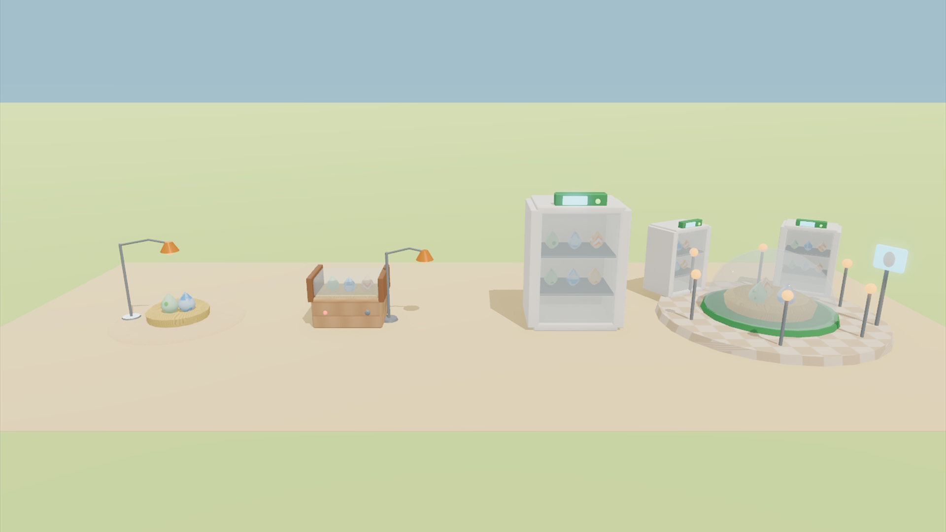 Dino Park & Dig Kit - 422 Low-Poly Models 3D Model