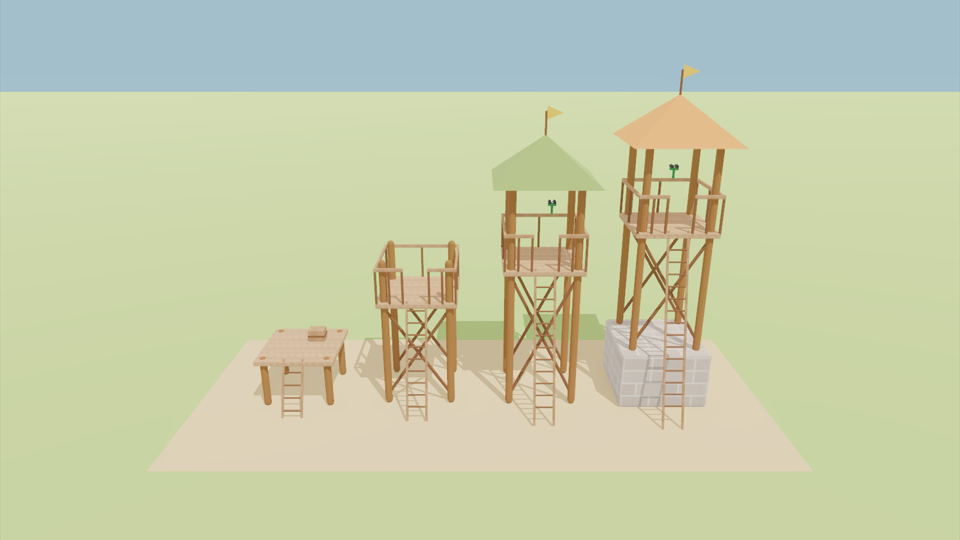 Dino Park & Dig Kit - 422 Low-Poly Models 3D Model
