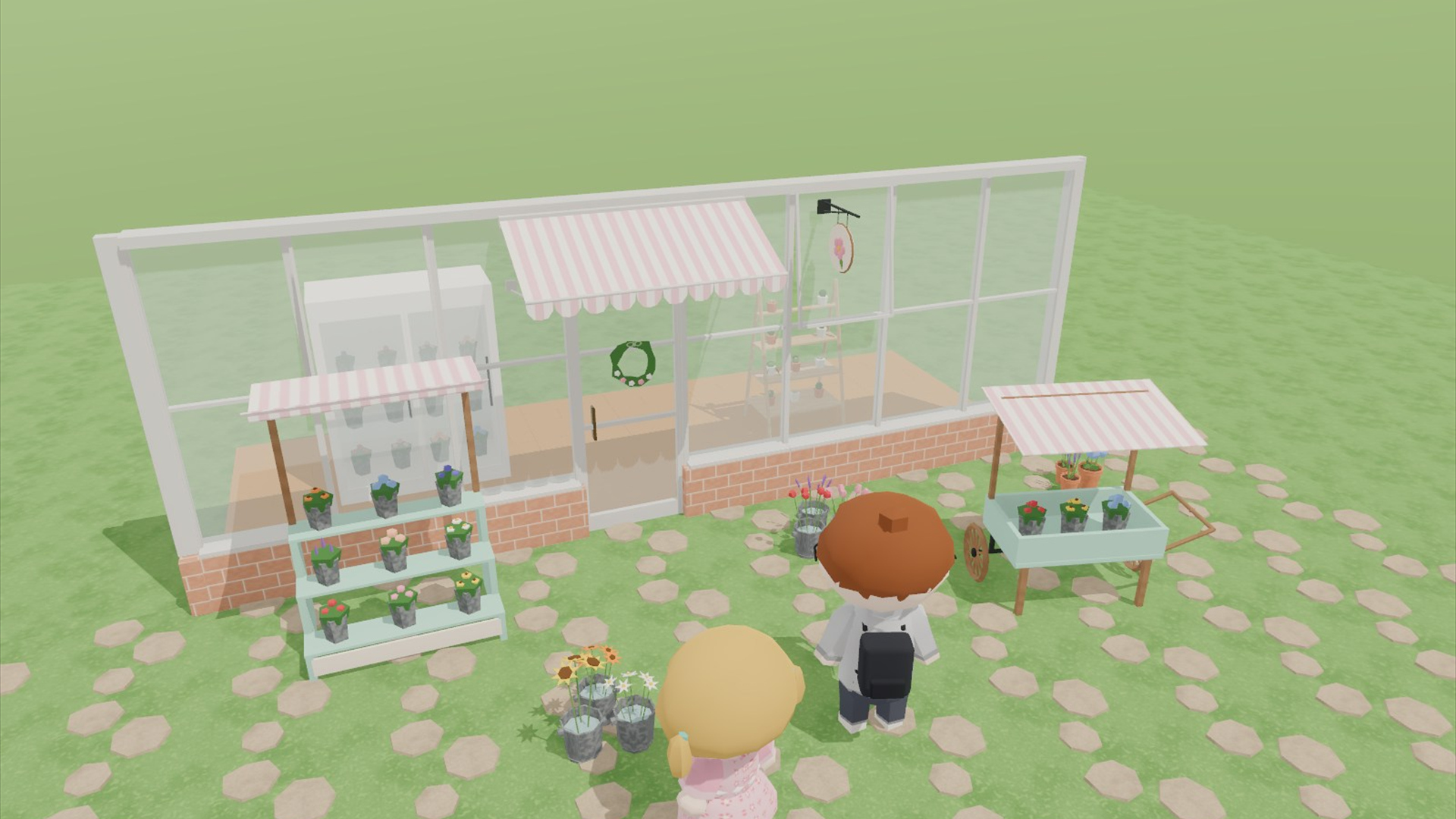 Flower Shop & Garden Center Kit - 154 Low-Poly Models 3D Model