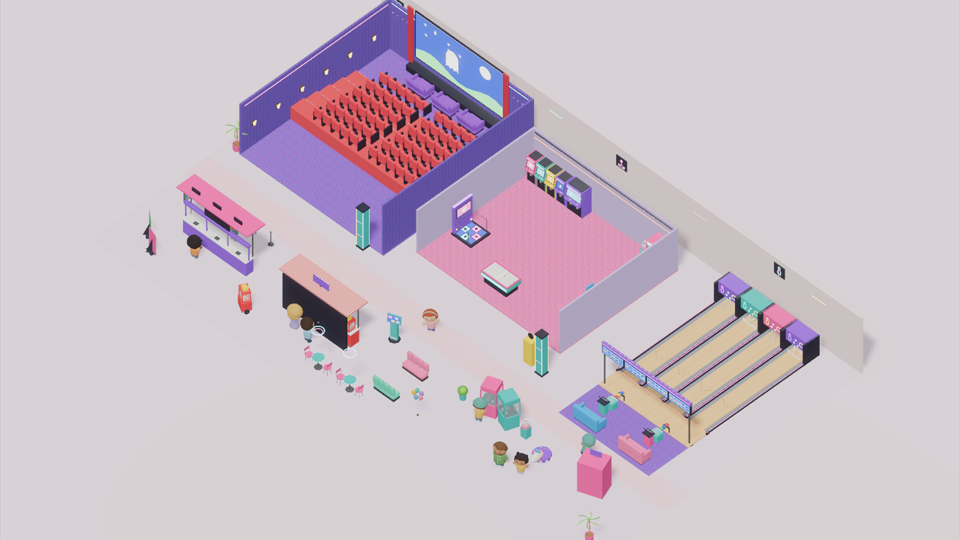 Fun Center Kit - 415 Low-Poly Models 3D Model
